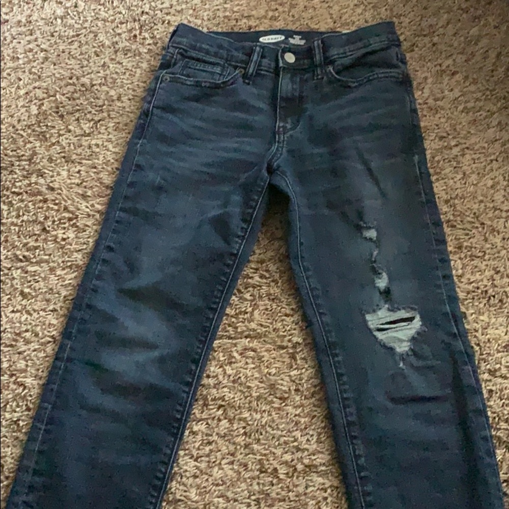 Boys size 8 old navy ripped jeans